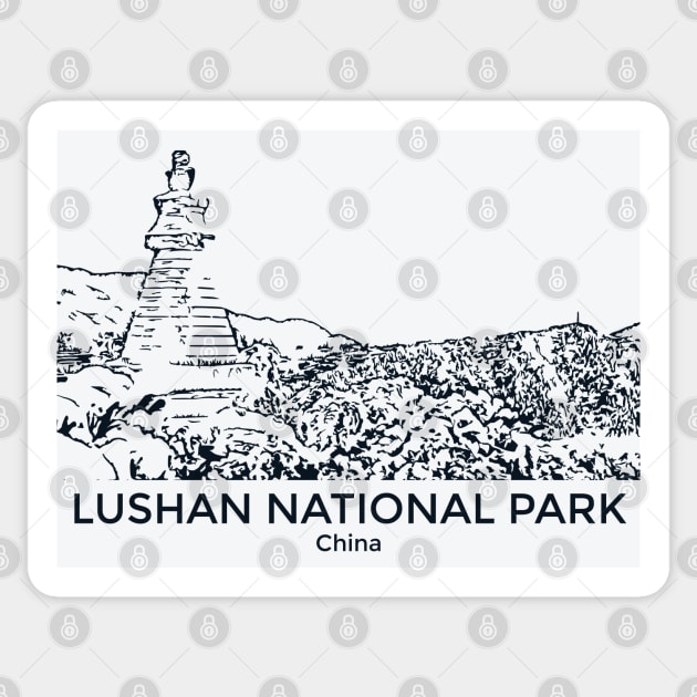 Lushan National Park - China Sticker by Lakeric